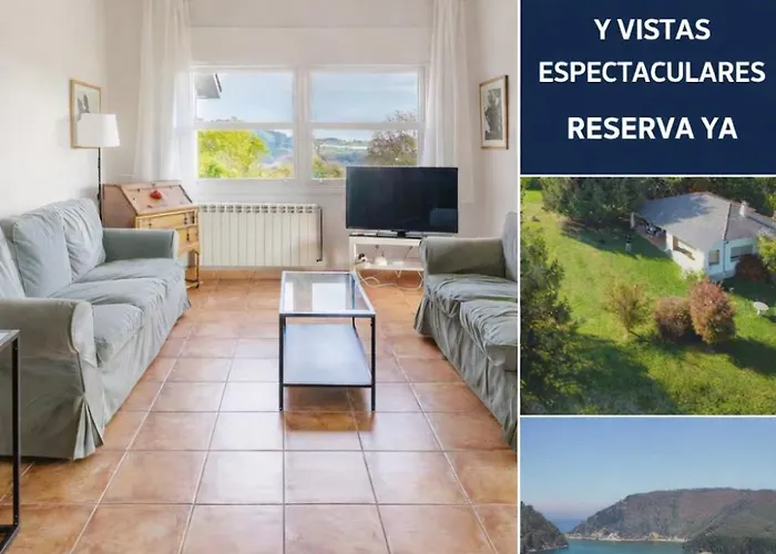 Casa Con Jardin Enorme Y Vistas Espectaculares Cerca De Pechon بيت للعطل *
